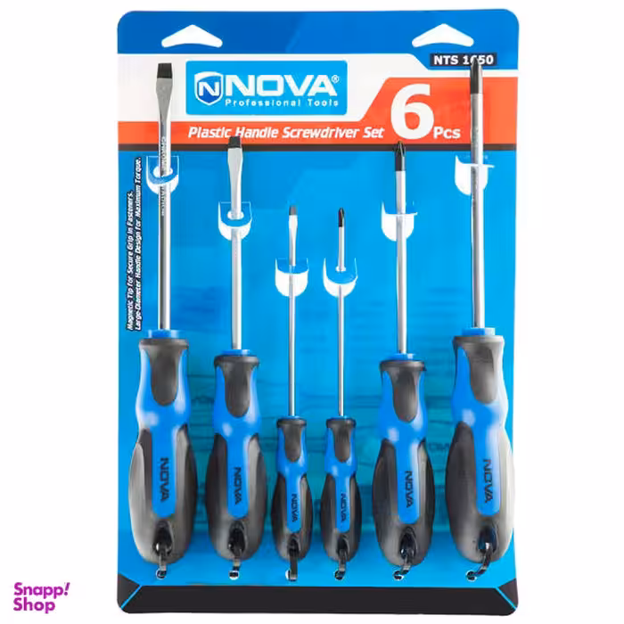 مجموعه 6 عددی پیچ گوشتی نووا مدل NTS-1650