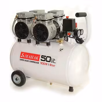 کمپرسور باد بیصدا 50 لیتری محک HSU1100-50L - ابزار یراق