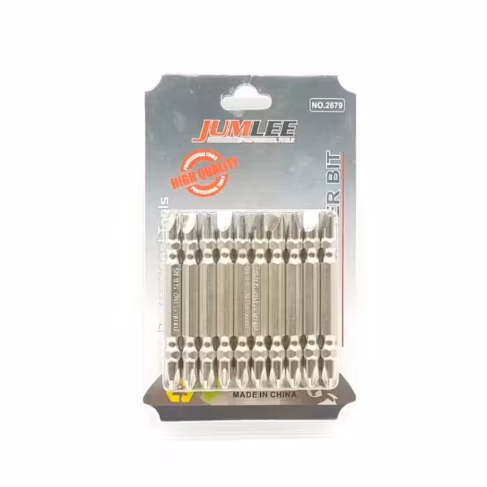 سری پیچ گوشتی یک سر چهار سو یک سر دوسو جاملی مدل PH2 60mm بسته 10 عددی

