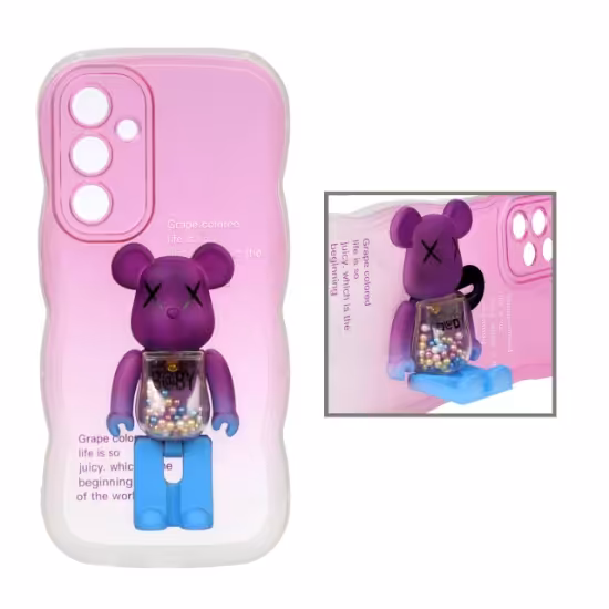 قاب گوشی پاستیلی هولدر عروسکی برای Samsung Galaxy A54 - طرح 100