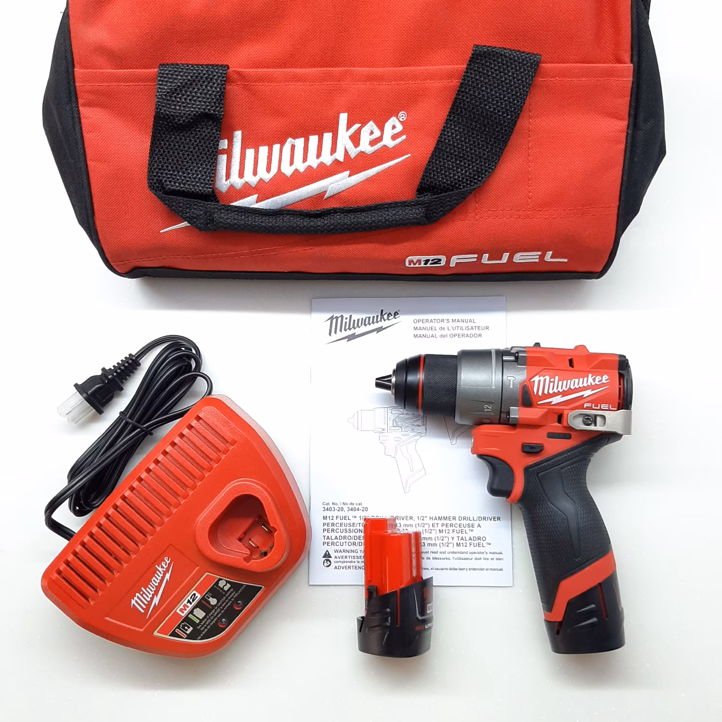 دریل شارژی میلواکی مدل 3404    m12