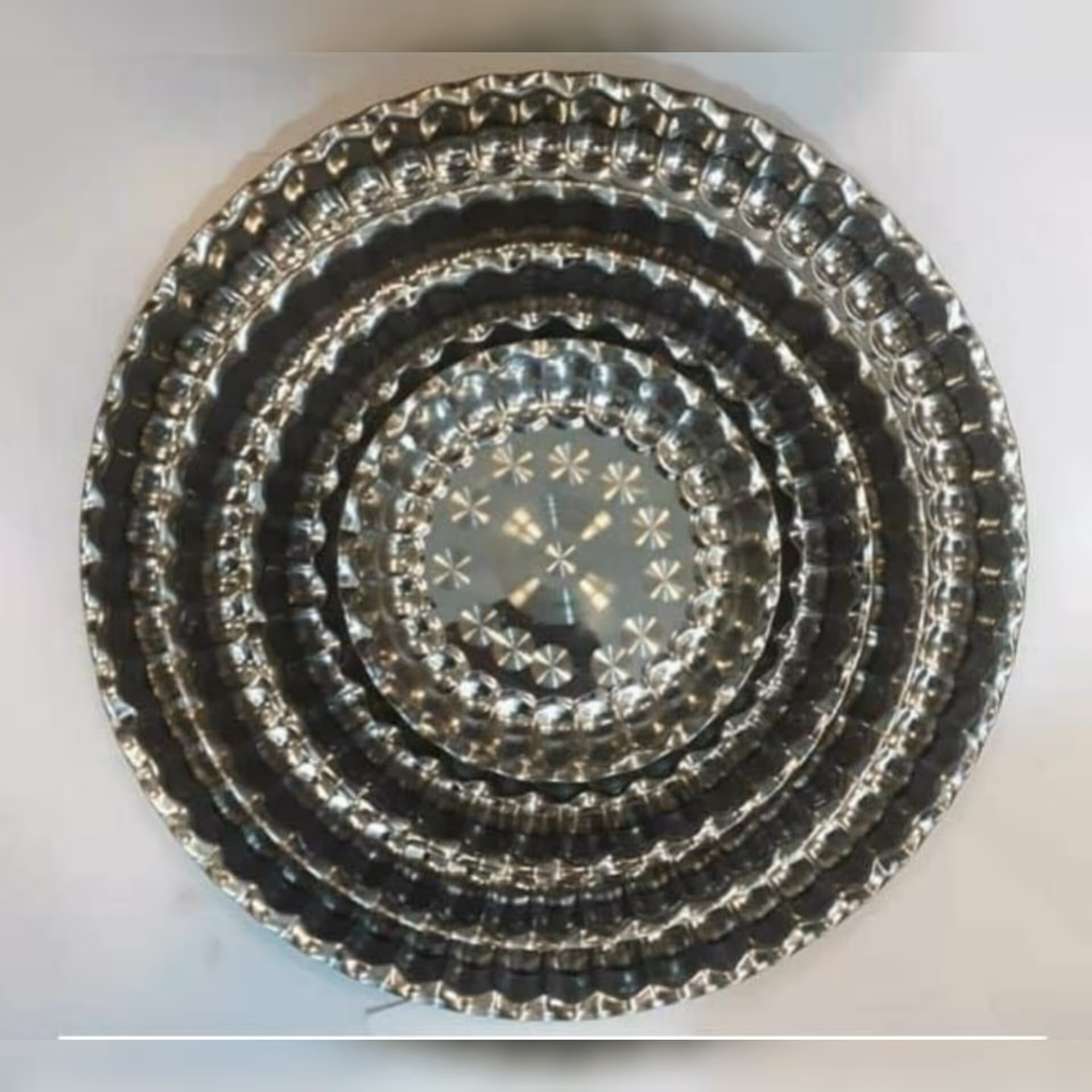 سینی کنگره 6 پارچه استیل 