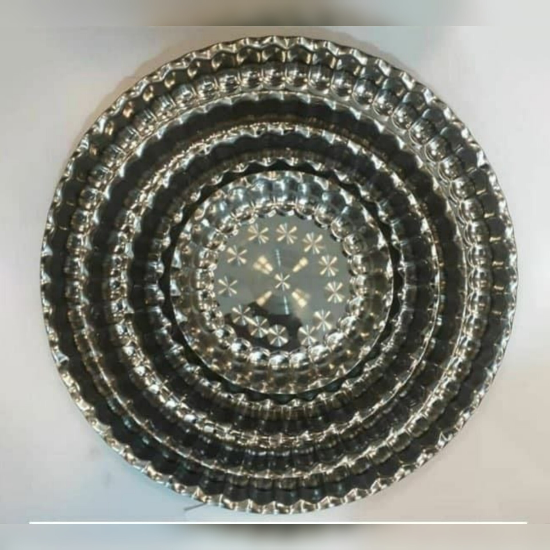 سینی کنگره 6 پارچه استیل