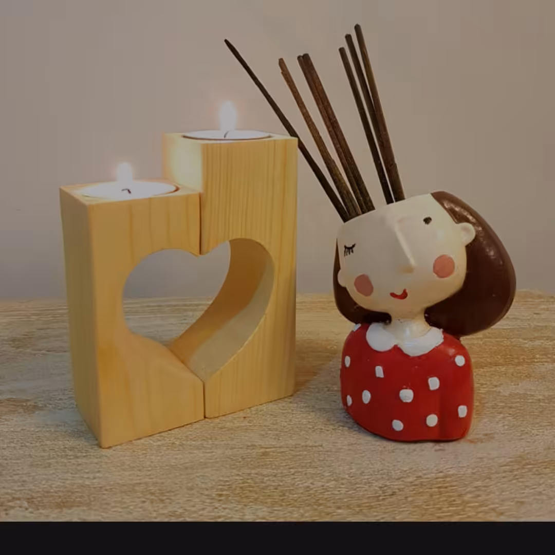 جاشمعی چوبی