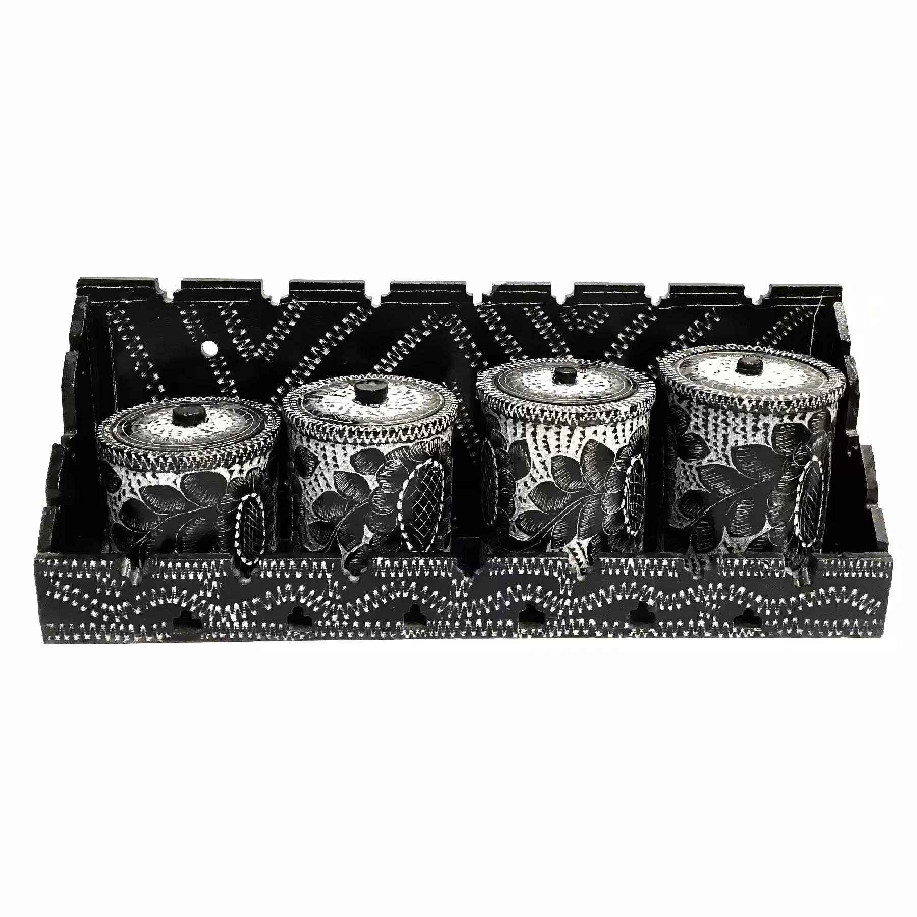 جا ادویه 5 تکه سنگی