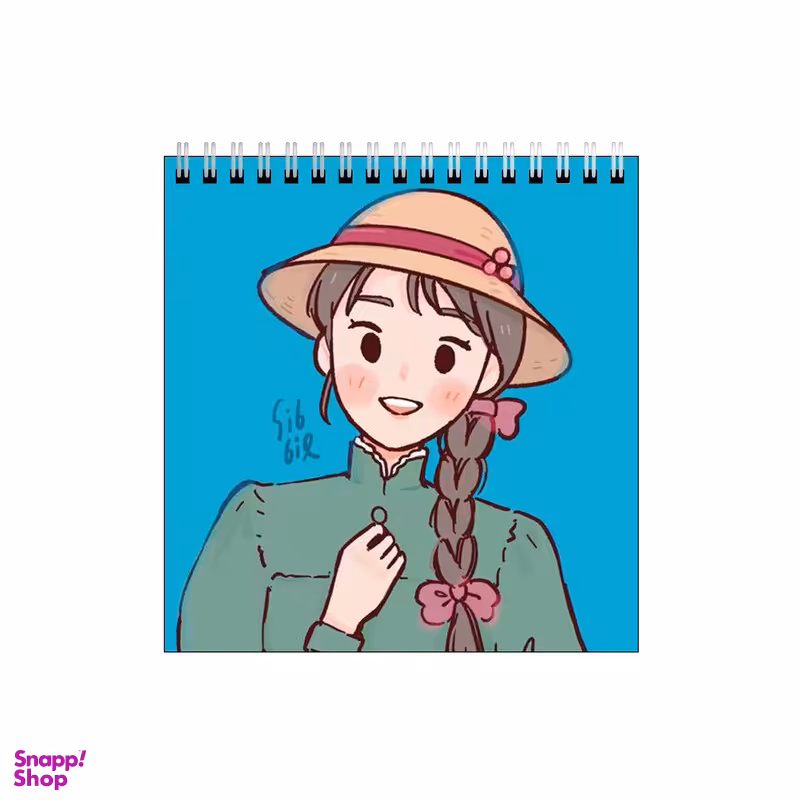 دفتر طراحی ۶۰ برگ طرح انیمیشن قلعه ی متحرک هاول کد 2555782