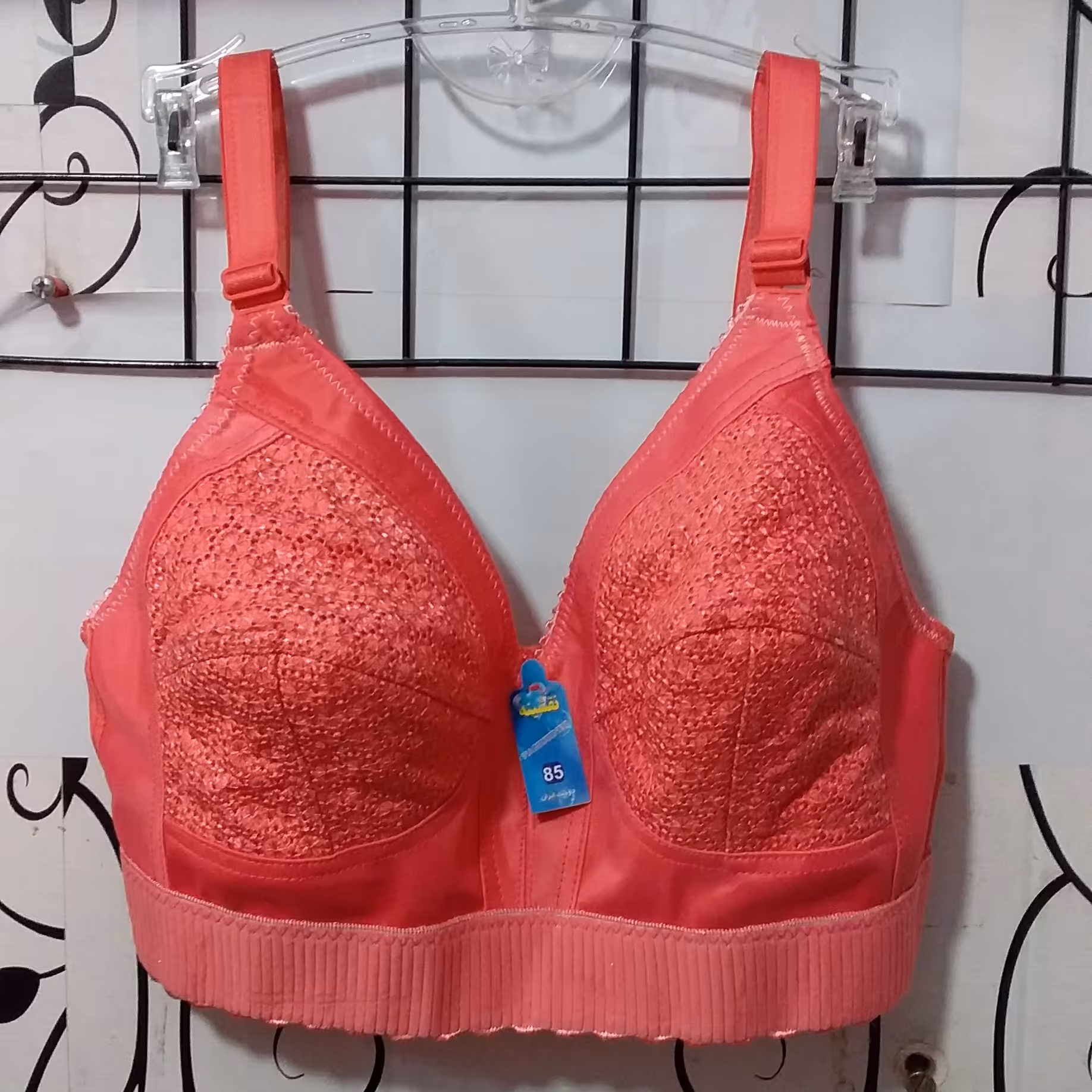 سوتین کش پهن سوزن دوزی زیر نخ 