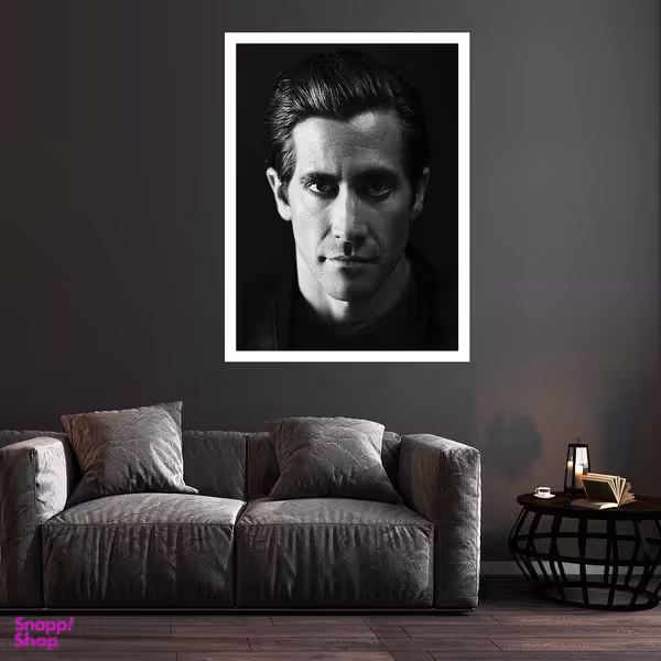 تابلو بکلیت طرح مشاهیر سینما جک جیلنهال مدل قاب شاسی W-S9704