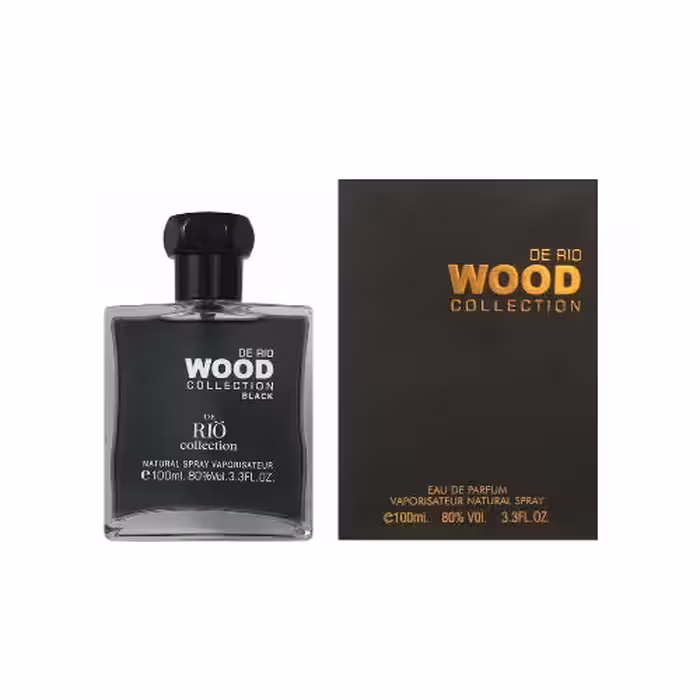 عطر ادکلن مردانه دیسکوارد ریو کالکشن مدل ریو وود مشکی (Rio Wood Black) حجم 100 میل