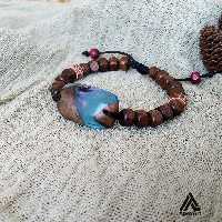 دستبند رزینی طرح یاقوت