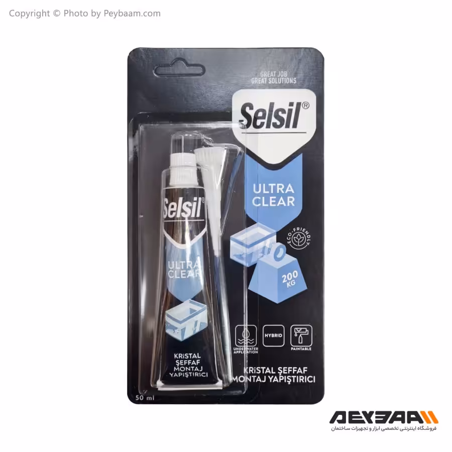 چسب هیبرید پلیمر سلسیل (Selsil) مدل Ultra Clear
