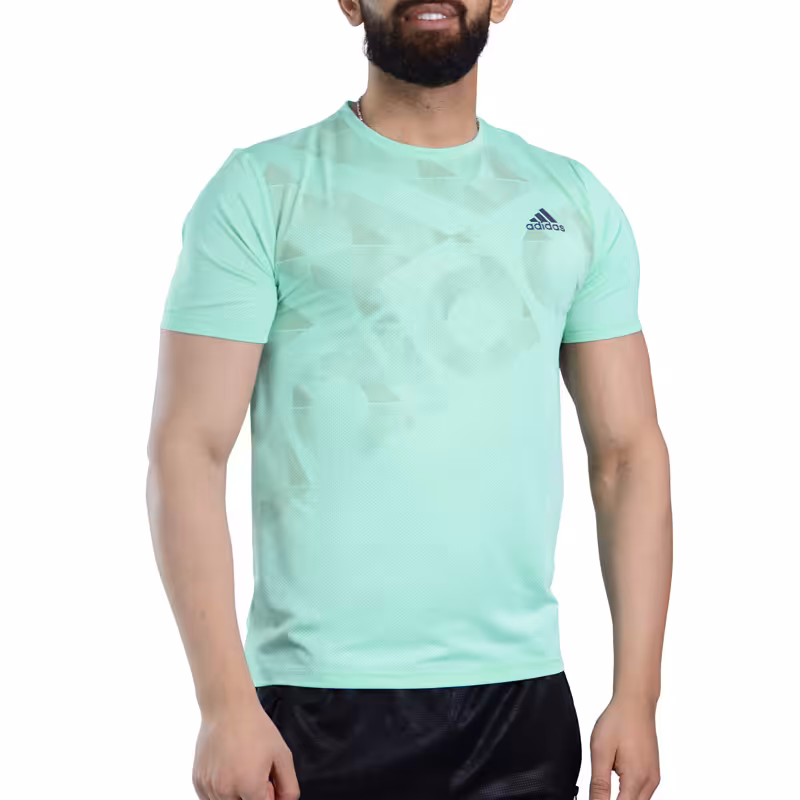 تیشرت ورزشی مردانه آدیداس مدل Terrex-811 فیروزه ای