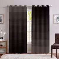 پرده پانچی رنگ سایه ای تیره SA-4909