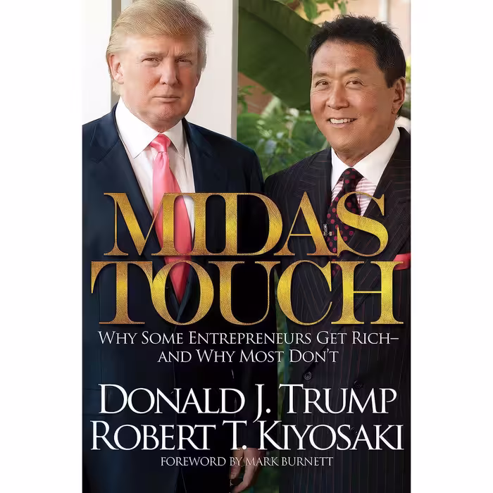 کتاب زبان اصلی Midas Touch اثر Robert T Kiyosaki and Donald J Trump