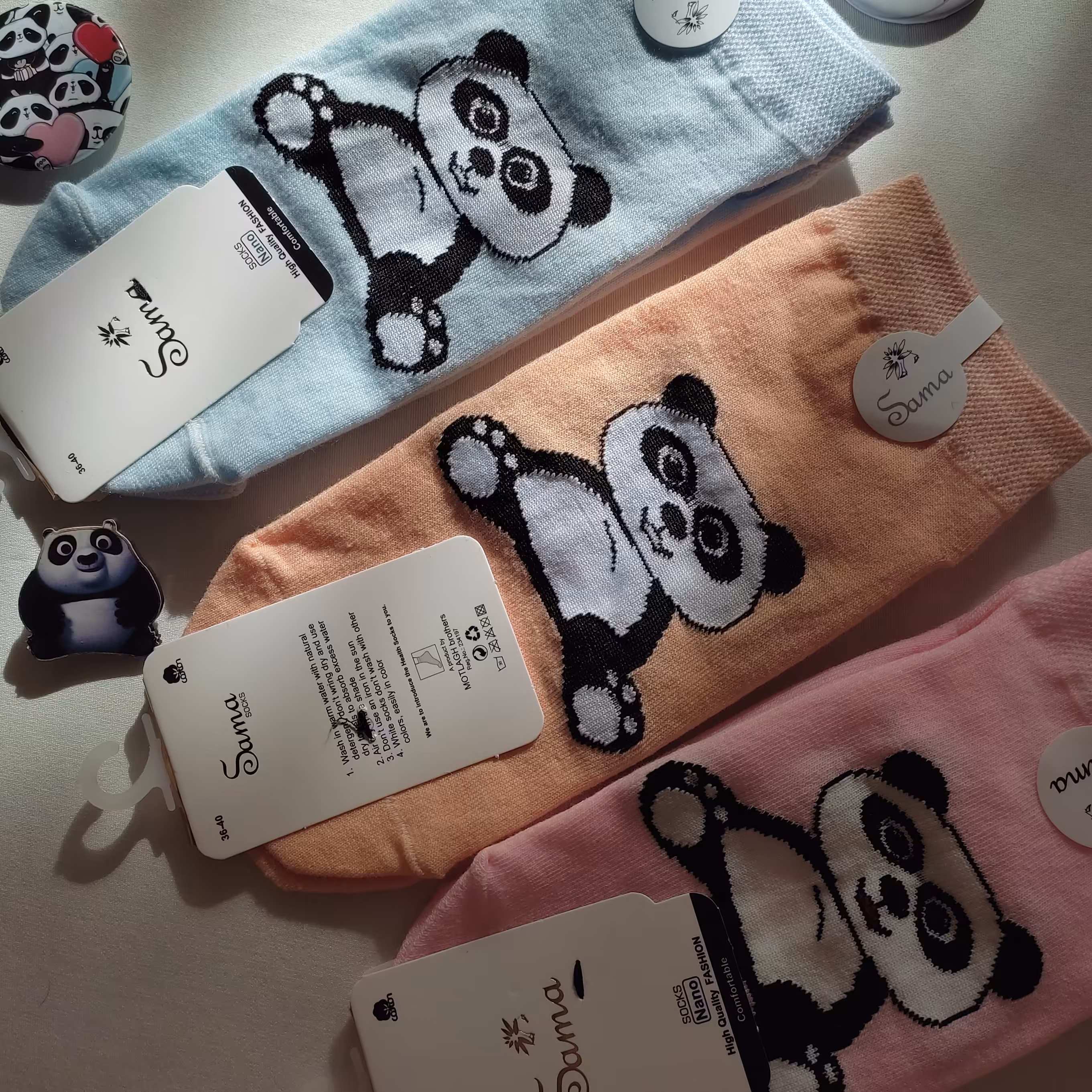 جوراب طرح پاندا