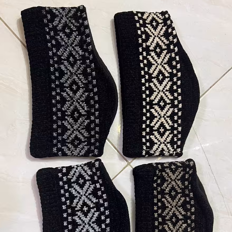 هدبند داخل فوتر  مخمل بسیار گرم و ضد حساسیت مناسب برای افراد بالا 12سال 