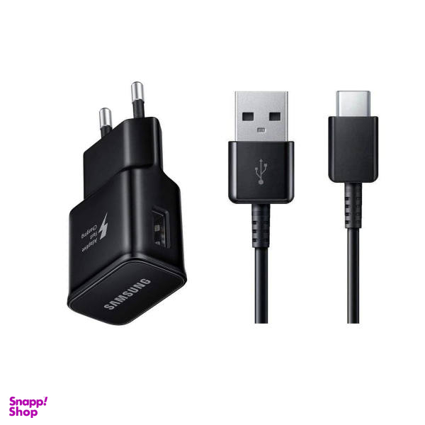 شارژر دیواری مدل EP-TA300 به همراه کابل تبدیل USB-C غیر اصل