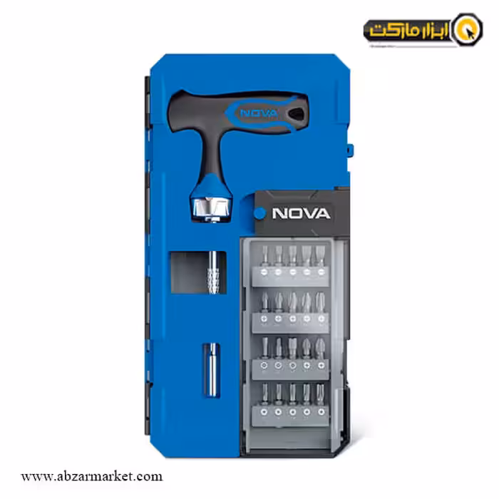 ست نوک پیچ گوشتی نووا 25 عددی مدل NTS-1333