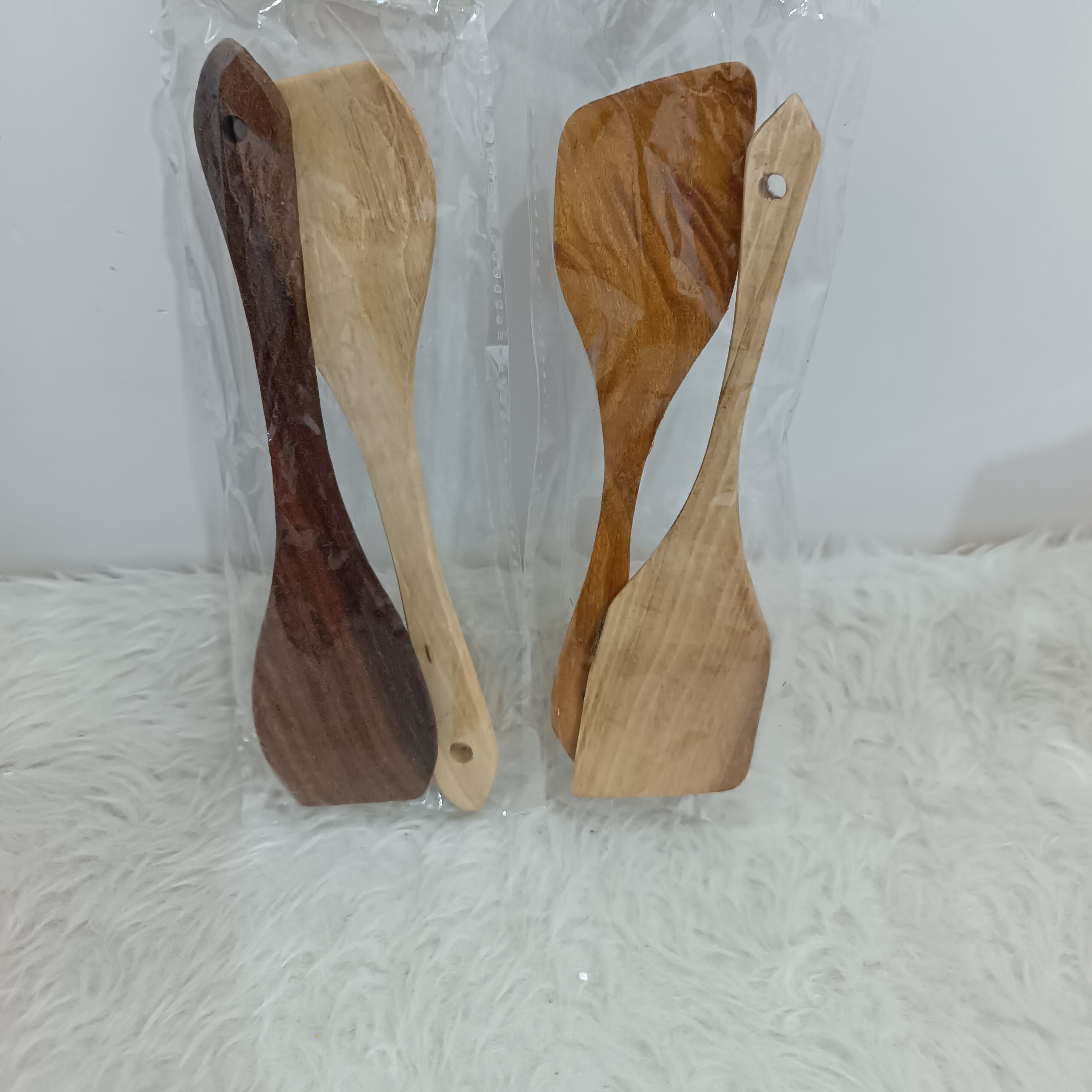 کفگیر چوبی بسته ی دو عددی