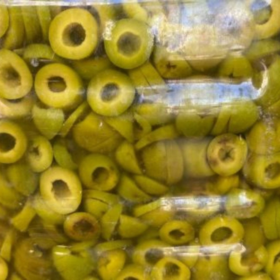 ترشی اسلایس زیتون یک کیلویی گیلان.رشت