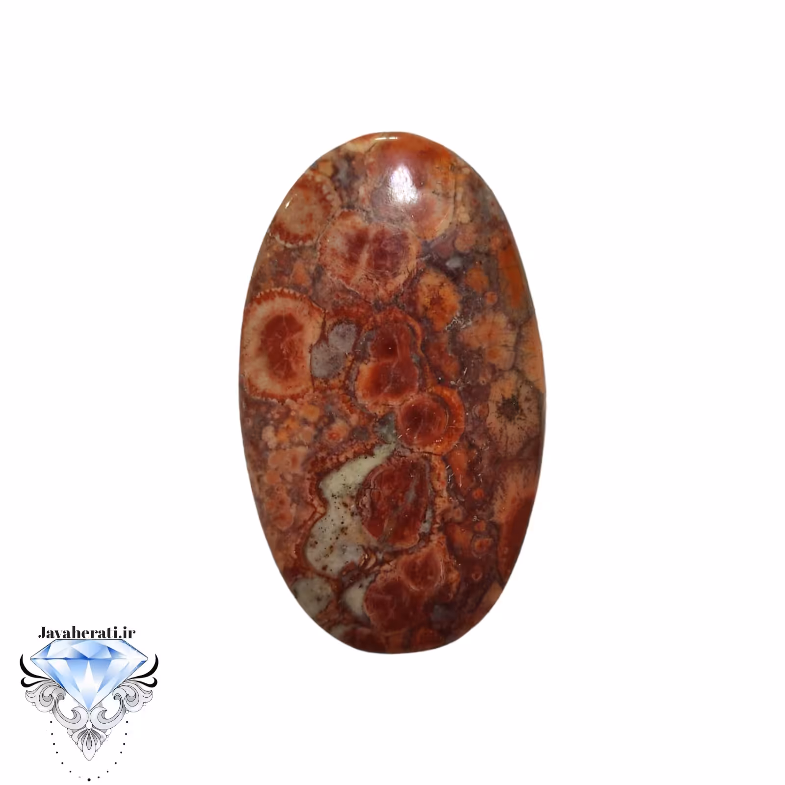 نگین چشم پرنده (ریولیت) طبیعی و ارزشمند