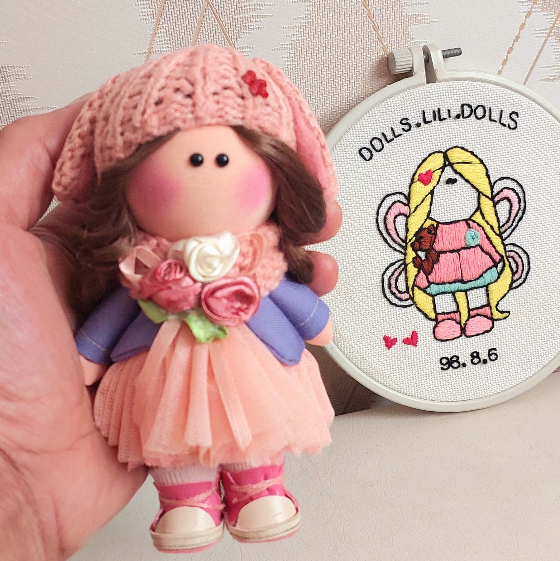 عروسک روسی سرکلیدی 18 سانتی در 6 مدل مختلف زیبا و متنوع