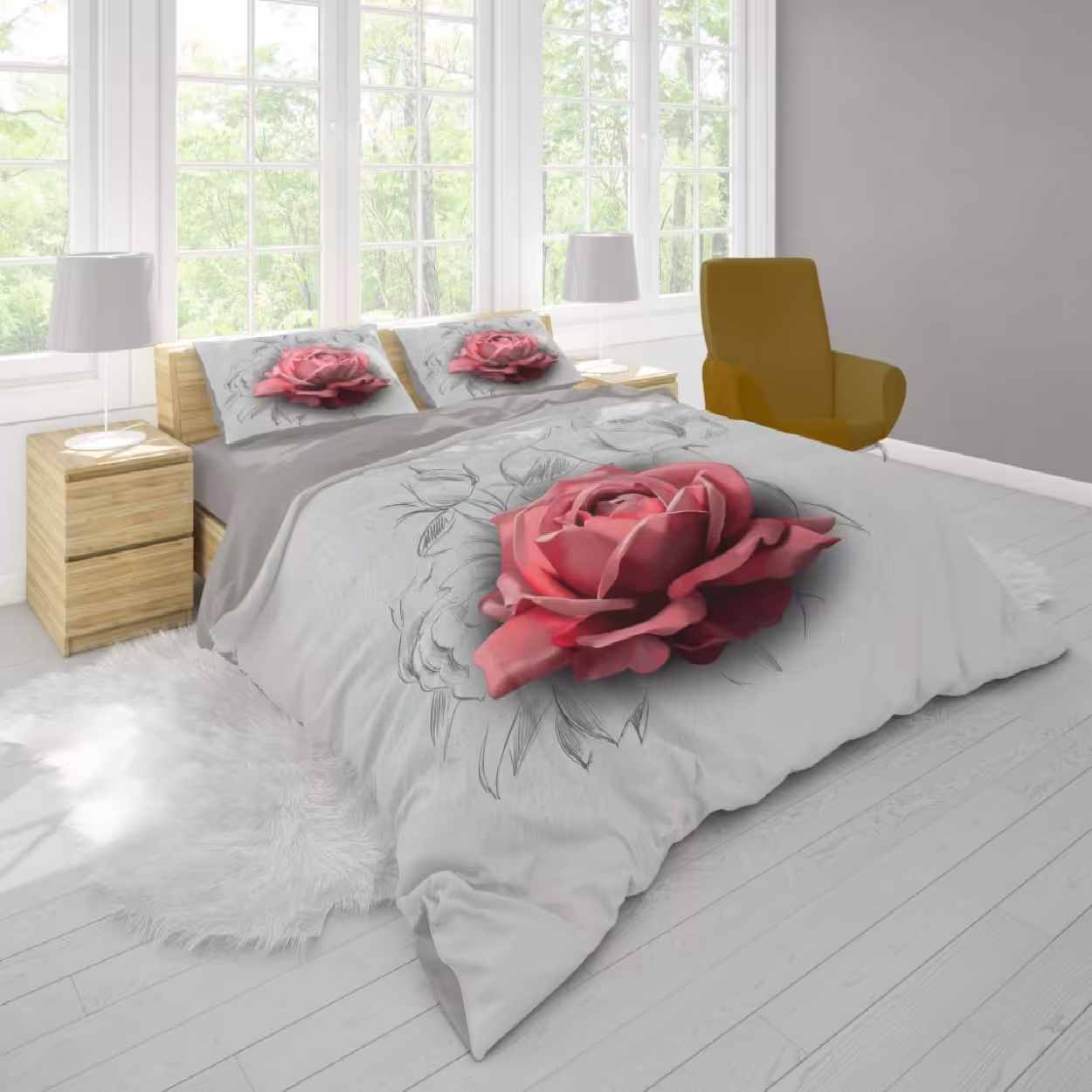 سرویس روتختی گوزل کد G-106-1 دونفره 7 تکه 