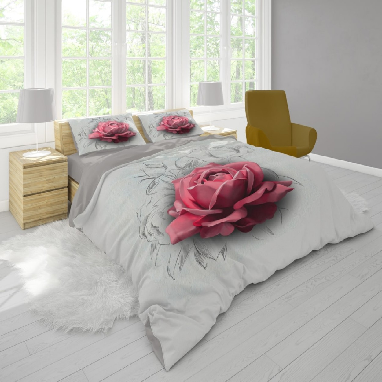 سرویس روتختی گوزل کد G-106-1 دونفره 7 تکه 