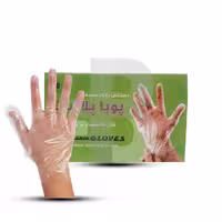 دستکش نایلونی یکبارمصرف پویا پلاست