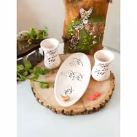 سرویس چایخوری سرامیکی لاستر طرح توبمان