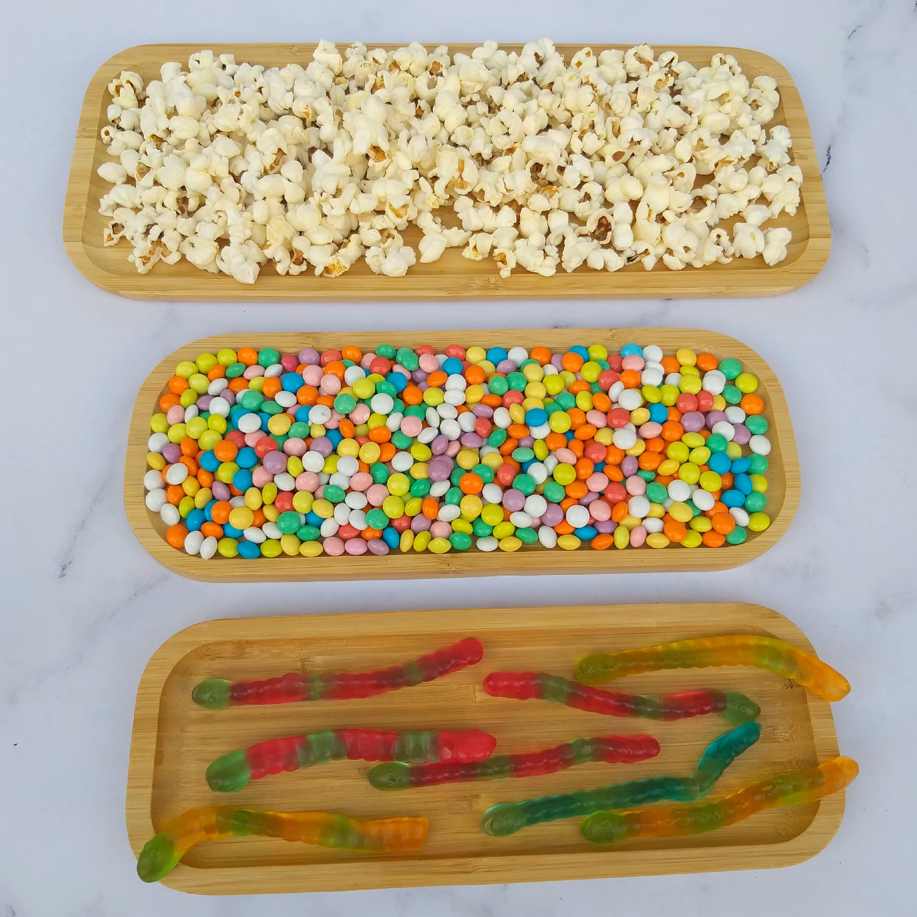 رولت خوری مستطیل بامبو سایز بزرگ 