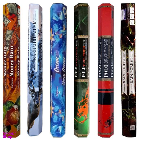 عود دارشان مدل ترکیبی کد Mix638 مجموعه 6 عددی