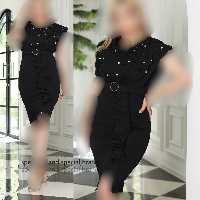 تونیک مجلسی زنانه و دخترانه پائول کرپ کش در 4 رنگ جذاب