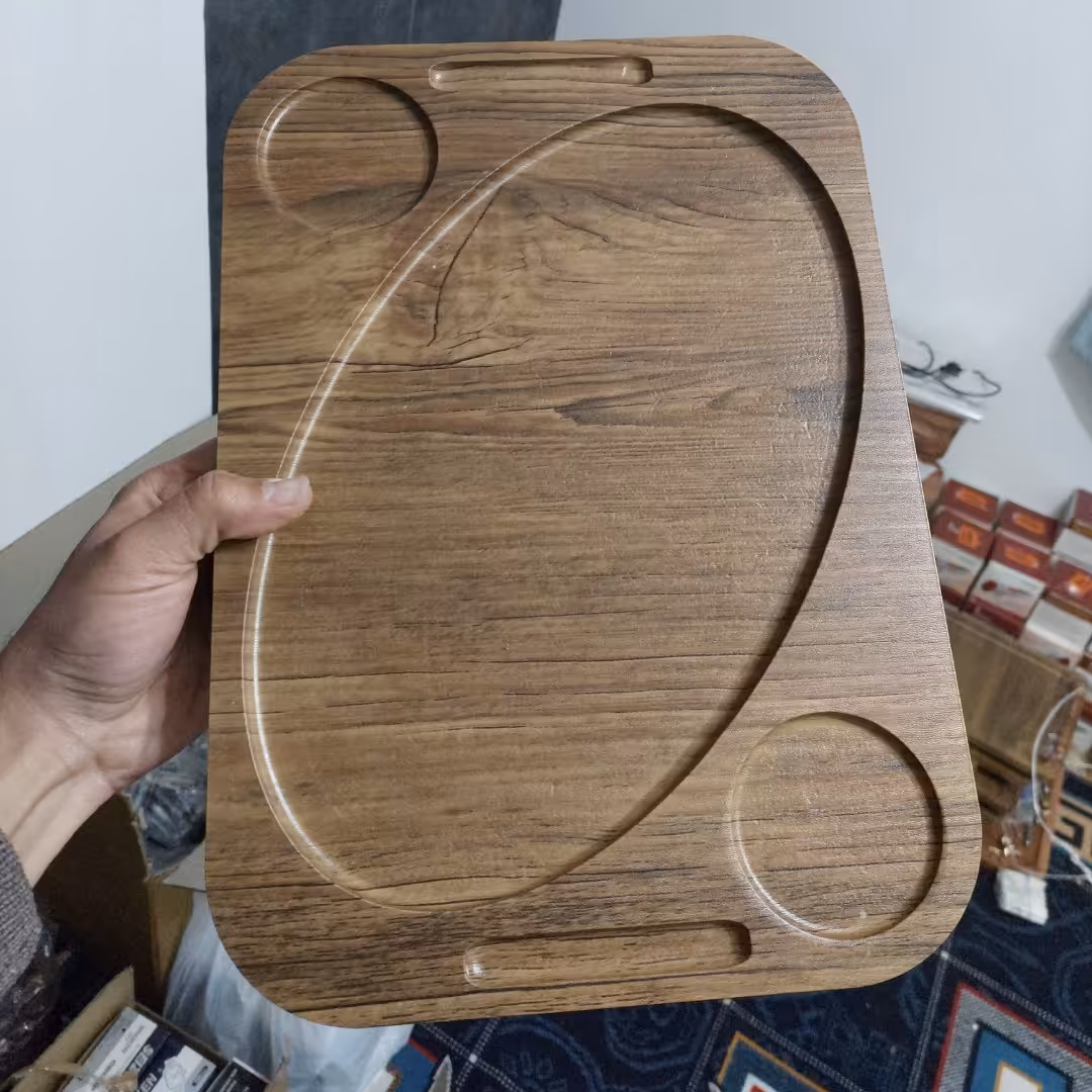 ظرف پذیرایی چوبی