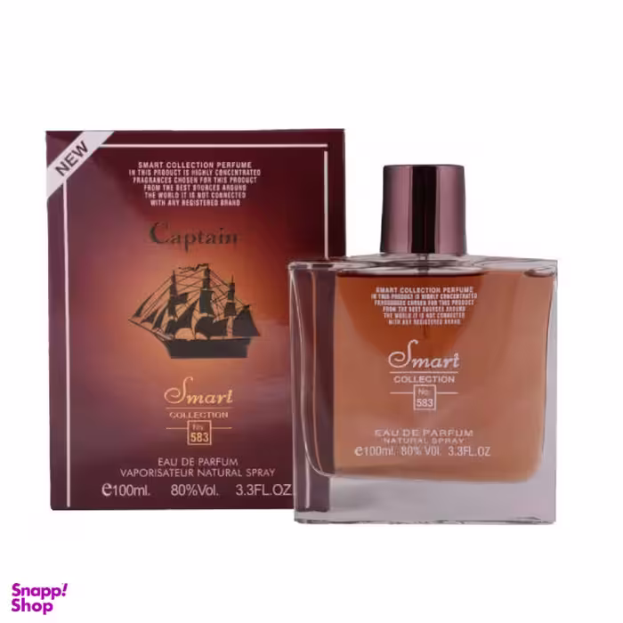 ادو پرفیوم مردانه اسمارت کالکشن مدل Captain Black 583 حجم 100 میلی لیتر