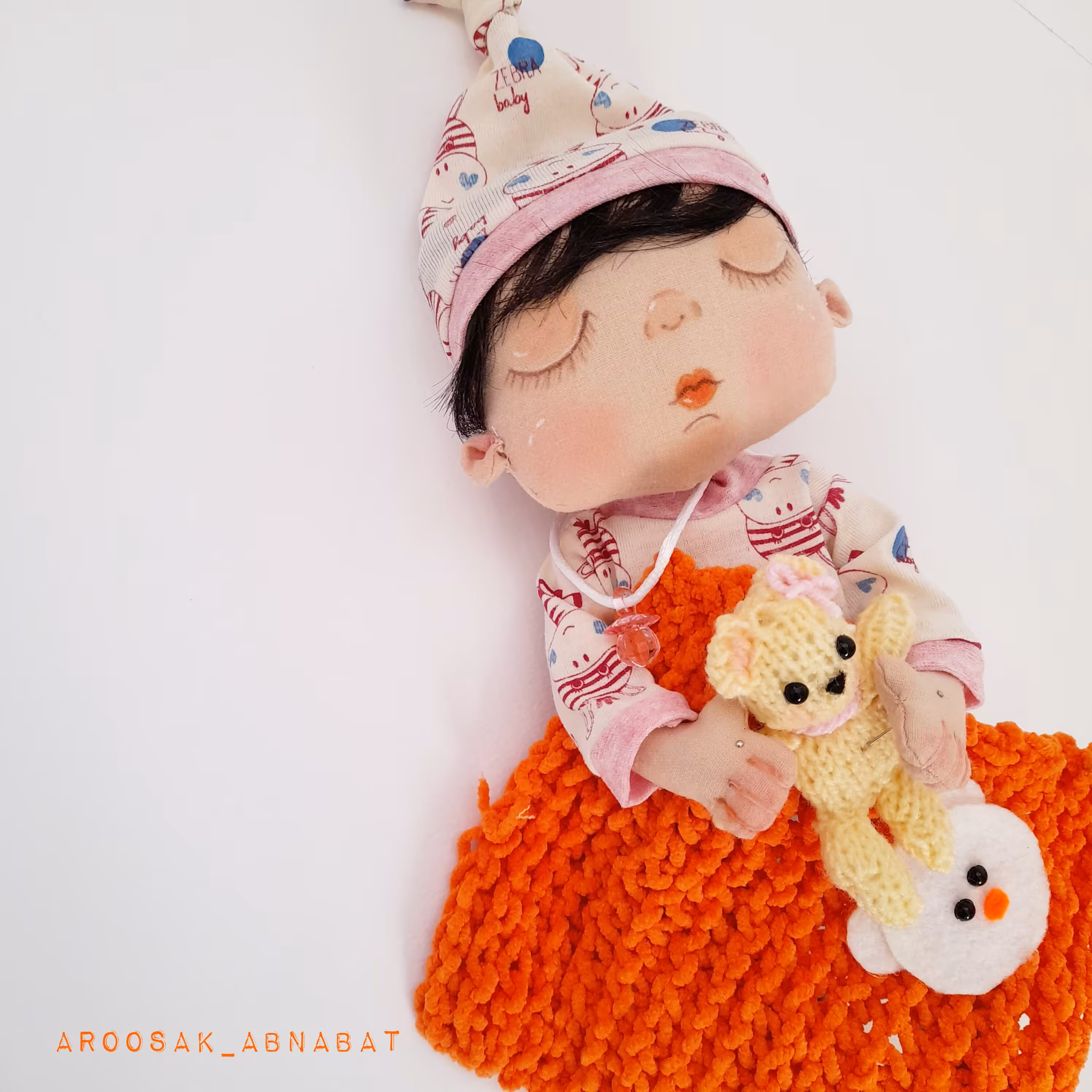 عروسک خواب دستساز (طراحی چهره )