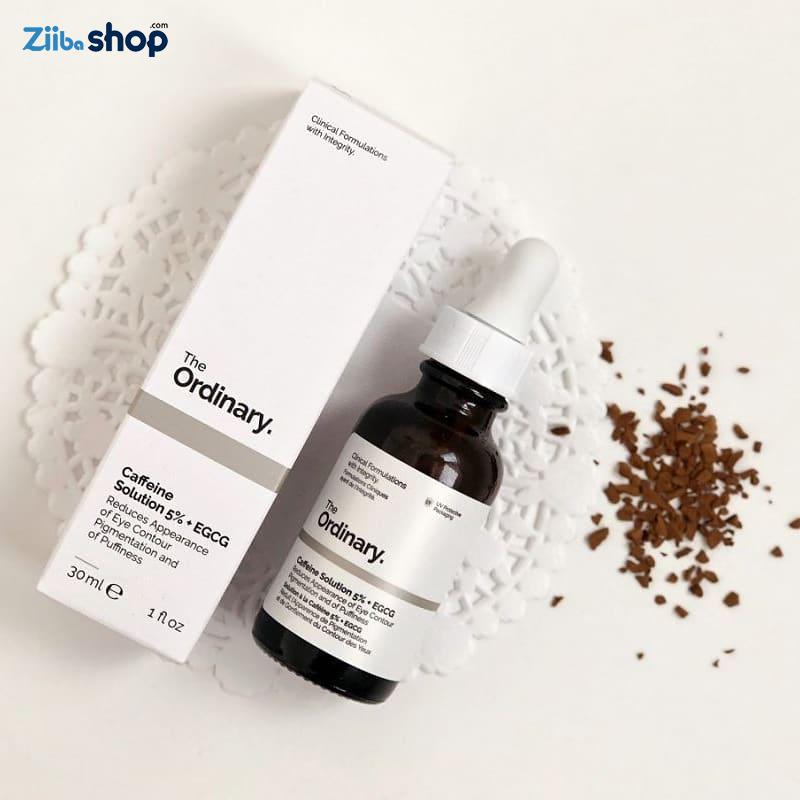 سرم دور چشم ضد تیرگی و پف کافئین اوردینری The Ordinary Caffeine Solution 5% EGCG