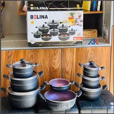 سرویس قابلمه 14 پارچه زنبوری BELINA