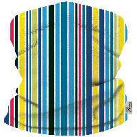 دستمال سر و گردن و پیشانی بند اسکارف طرح راه راه سایز 25 در 50 مدل H2-622 شرکت رنس