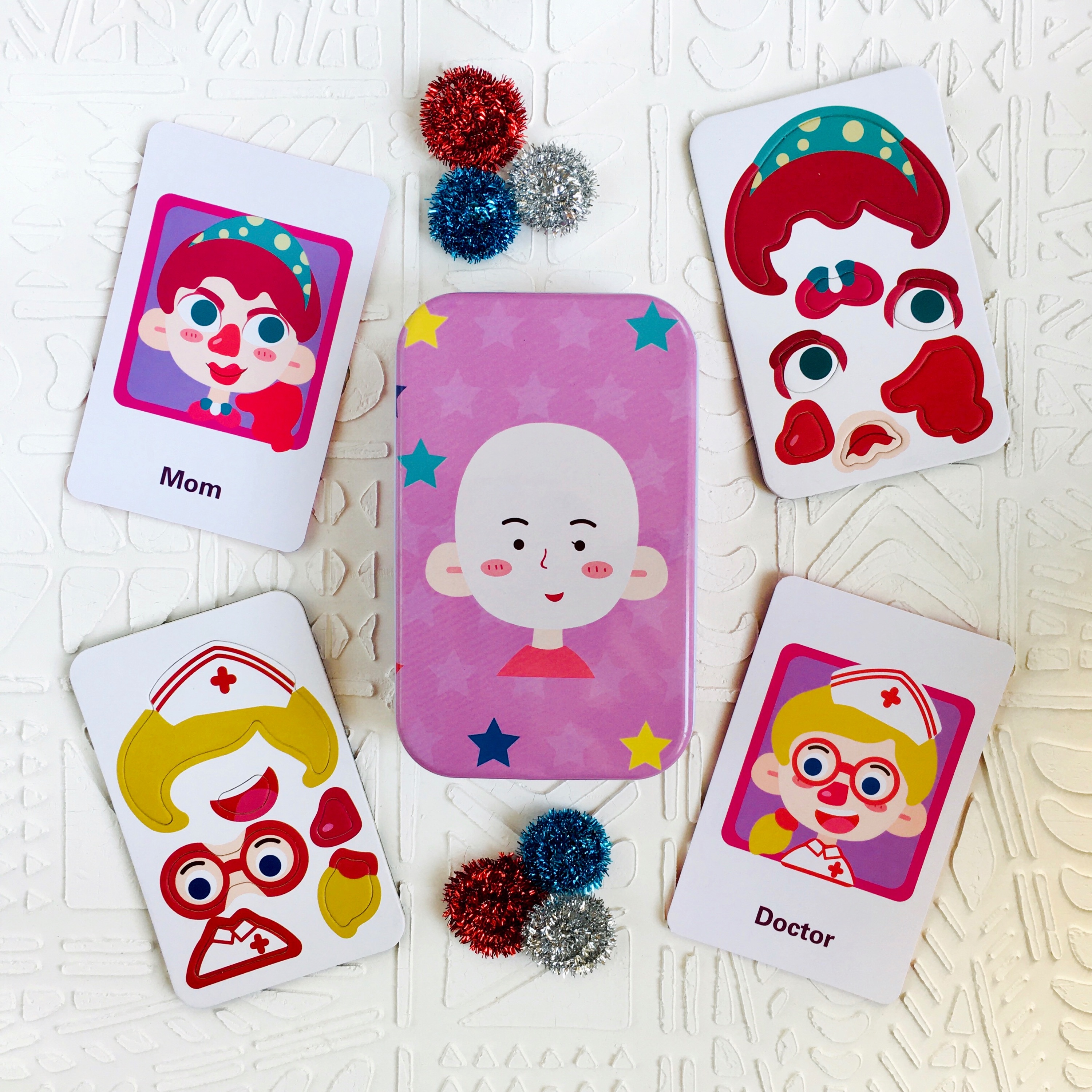 پازل مگنتی تغییر چهره دختر شاد (رافولین گیمز)