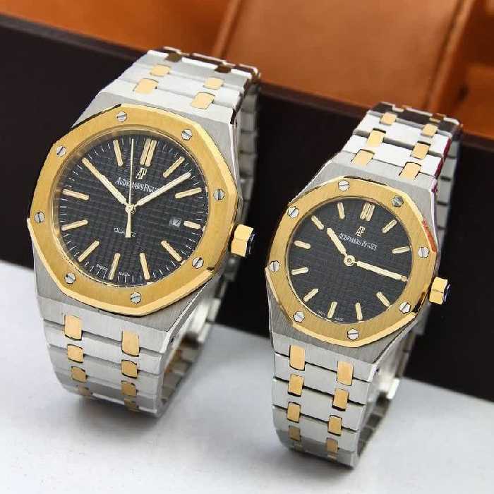 ساعتمچی ست مردانه و زنانه ادمارز پیگه جنس استیل AP