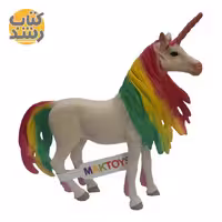 فیگور اسب تک شاخ رنگین کمانی مک تویز (Mak Toys)