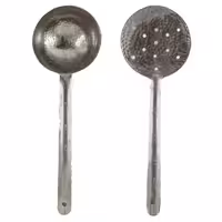 کفکیر و ملاقه مسی باطرح پرستو کد ZH183.5