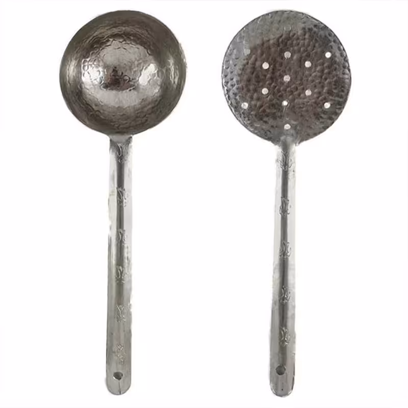 کفکیر و ملاقه مسی باطرح پرستو کد ZH183.5