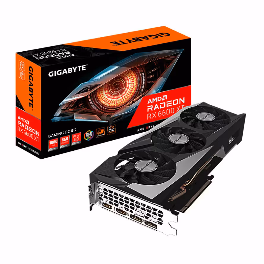 کارت گرافیک گیگابایت Radeon RX 6600 XT GAMING OC 8G