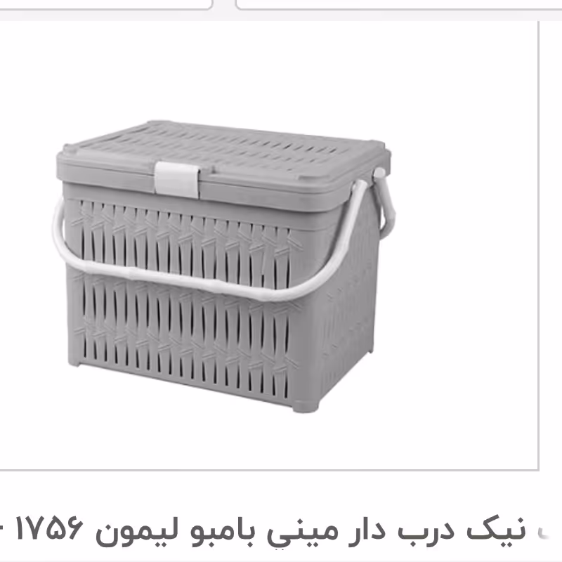 سبد پیک نیک مینی درب دار لیمون