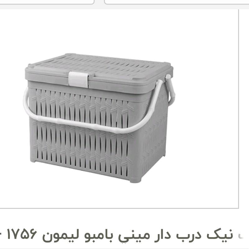 سبد پیک نیک مینی درب دار لیمون