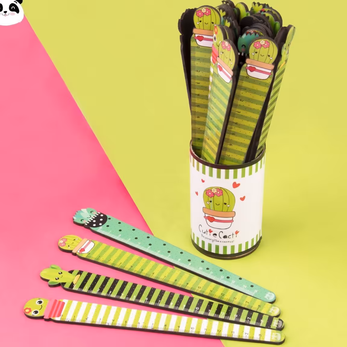 خط کش چوبی کاکتوس