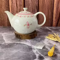 قوری سرامیکی مدل پارسیس گلدار