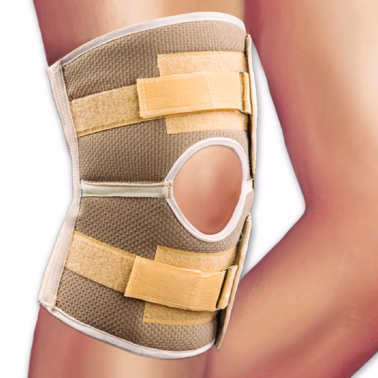 زانو بند طبی قابل تنظیم کشکک باز تبیان _ کد 60800